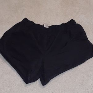 Womens all black workout shorts